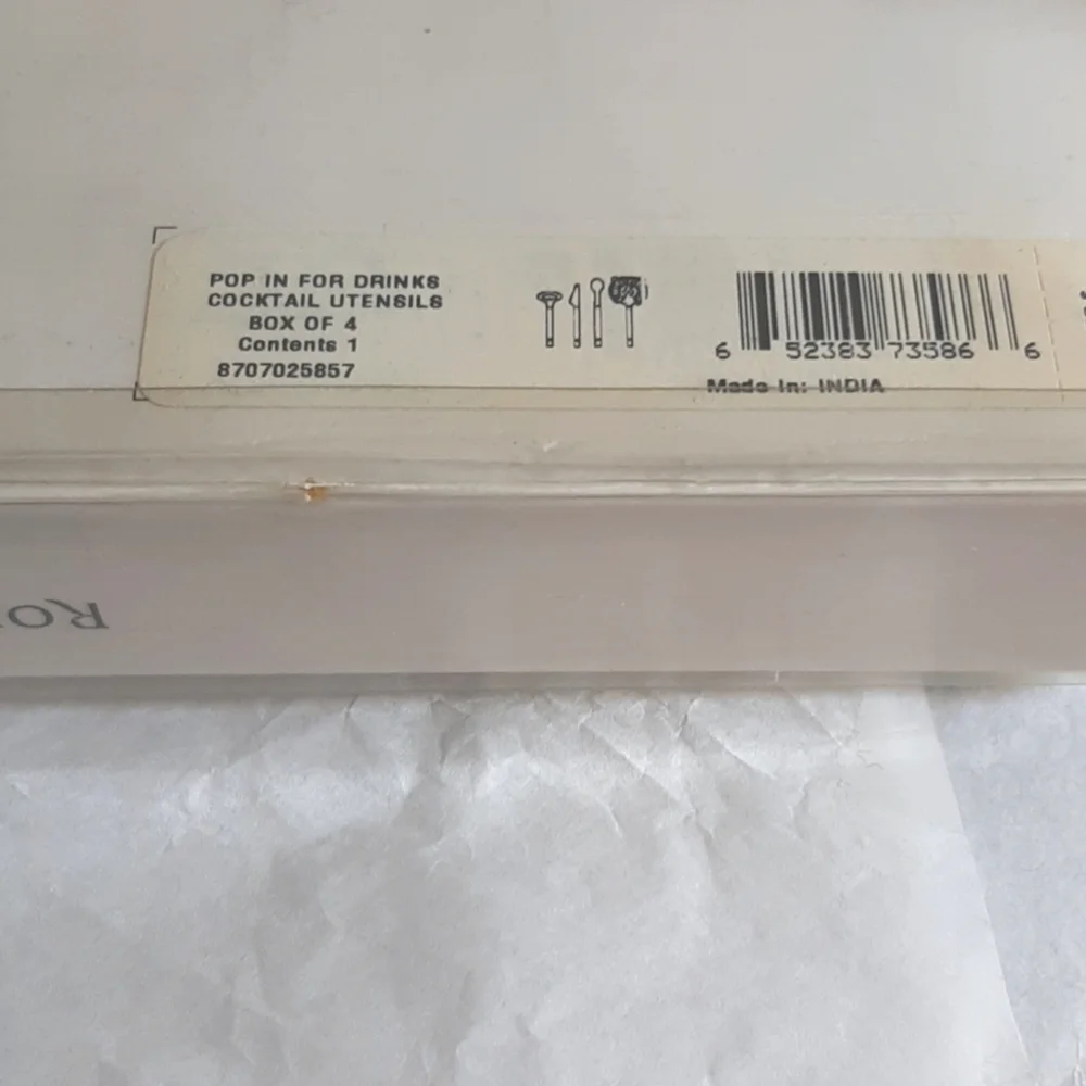 Royal Doulton Metal Mixing Bar Set Drinks cocktail party entertain 4 pc set NWT